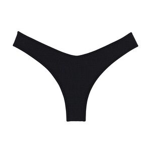 Montce Black Rib Lulu Bikini Bottom